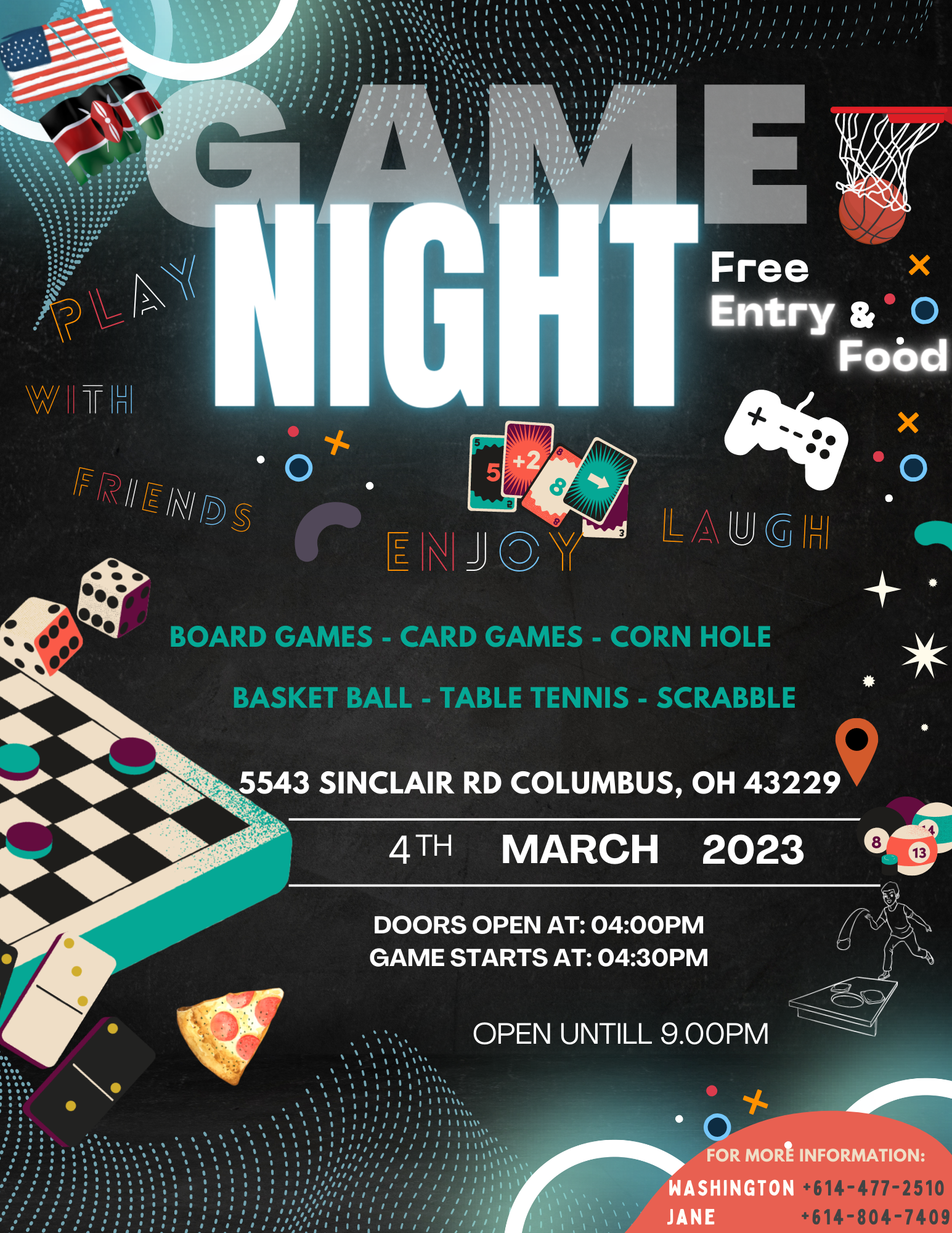 Youth Game Night yy
